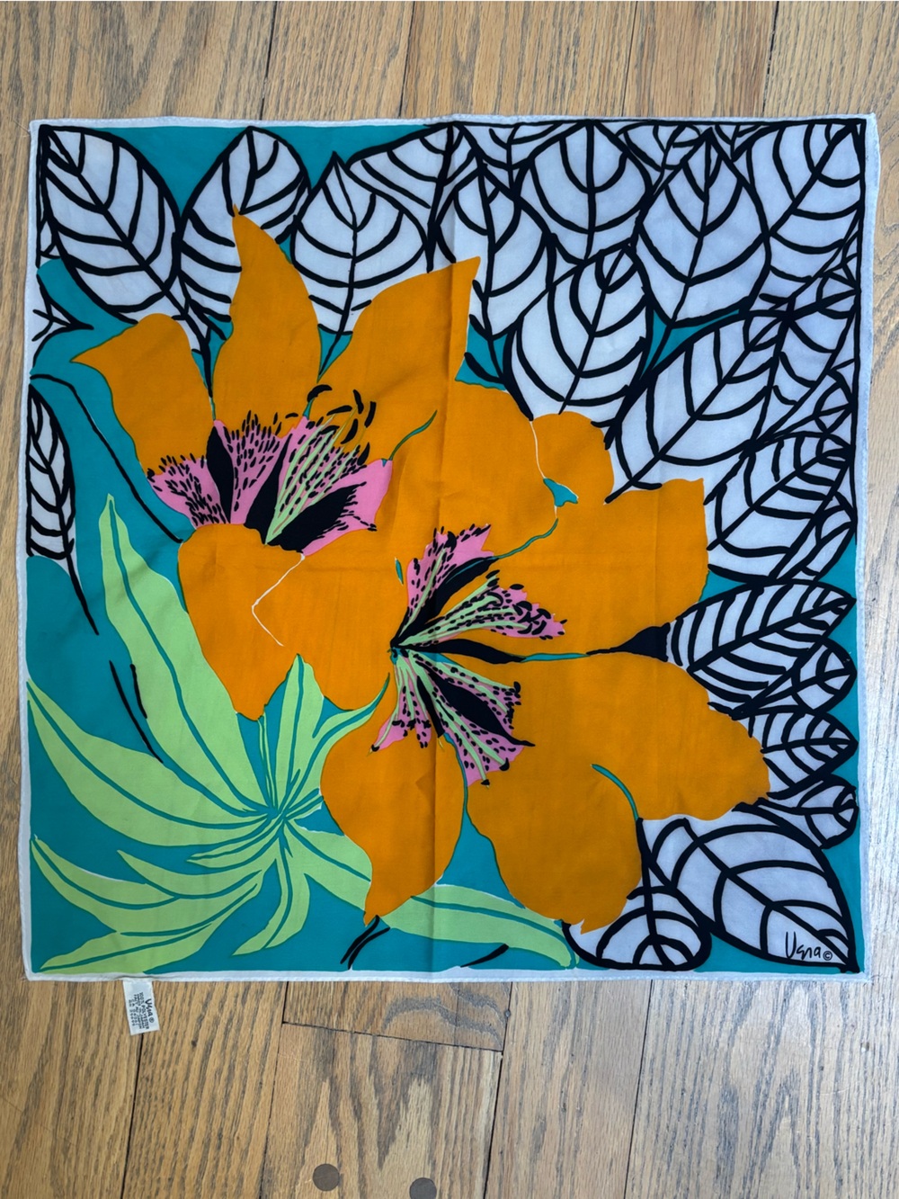 Vintage Vera Neumann Floral scarf